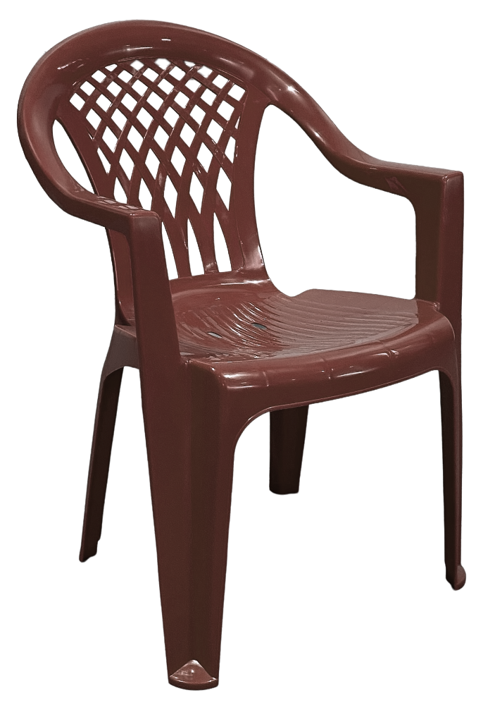 Кресло пластиковое "LX Лето" шоколад