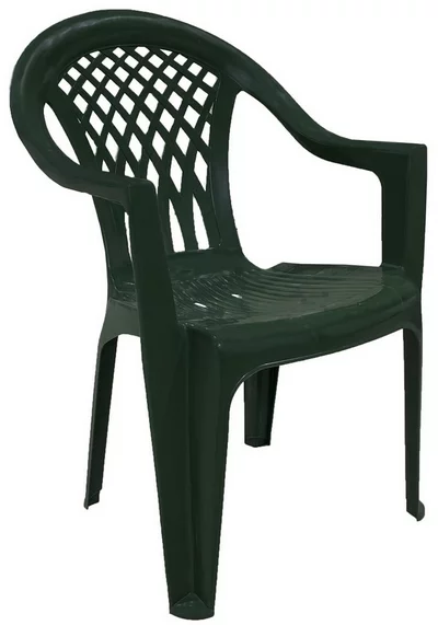 Кресло пластиковое "LX Лето" цвет болотный