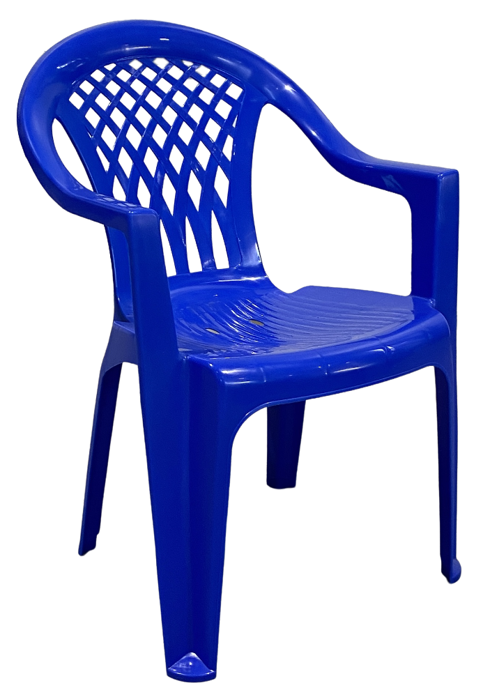 Кресло пластиковое "LX Лето" синее