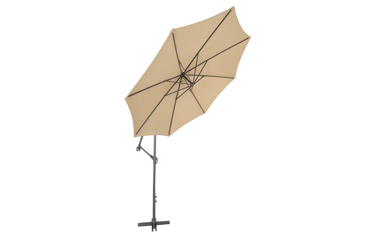 Зонт с боковой стойкой ПАРМА Ø3м, бежевый