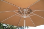 Зонт для кафе ВЕРОНА бежевый наклонный Ø2,7м