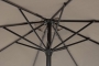 Зонт для бассейна с прямой опорной стойкой САЛЕРНО Коричневый Ø 3м