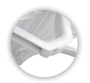 Шезлонг-лежак пластиковый, Havana, 1870x540x300 мм, белый